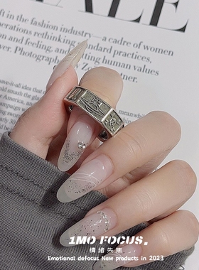 冷淡风土星戒指女小众设计