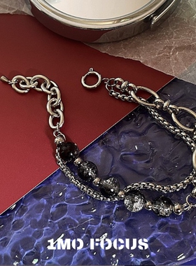 墨染新中式双层情侣手链