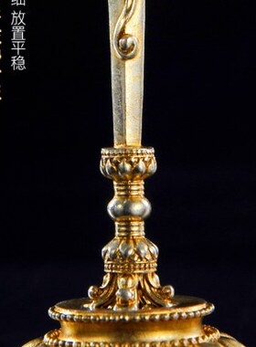 智慧宝剑金宝剑家用剑观音摆件事黄铜大佛镀文殊菩萨智慧客厅用品