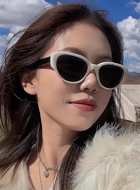 大媛家Sunny 韩版复古新款猫眼墨镜女潮遮阳眼镜高级感春夏太阳镜