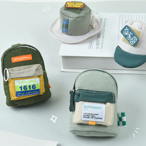 Boy Girl Cute Mini Bag Zero Wallet Headphone Bag Mouth Red Packet Documents Bag Hanging Buckle Bag Pendant