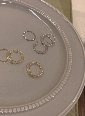 叠戴戒指设计高级轻奢时尚个性