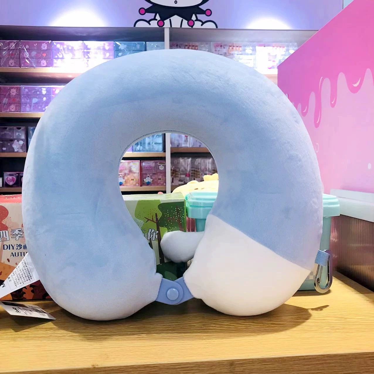 MINISO名创优品三丽鸥玉桂狗登山扣U型枕旅行办公室脖子护颈靠枕,淘宝优惠券,粉丝福利购,淘宝优惠卷