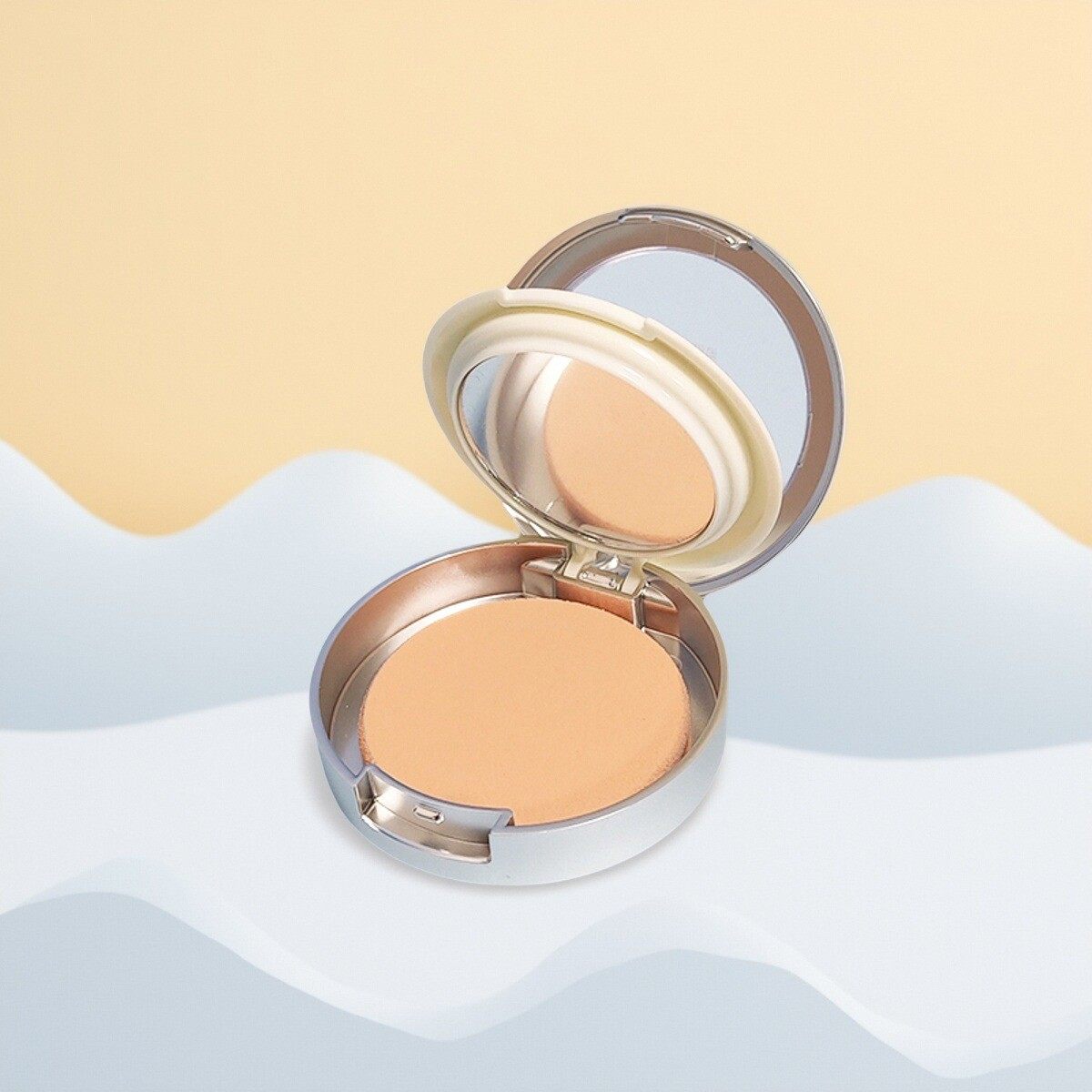 MINISO名创优品奶芙芙透滑持妆粉饼持久平价学生女生粉饼象牙白,淘宝优惠券,粉丝福利购,淘宝优惠卷