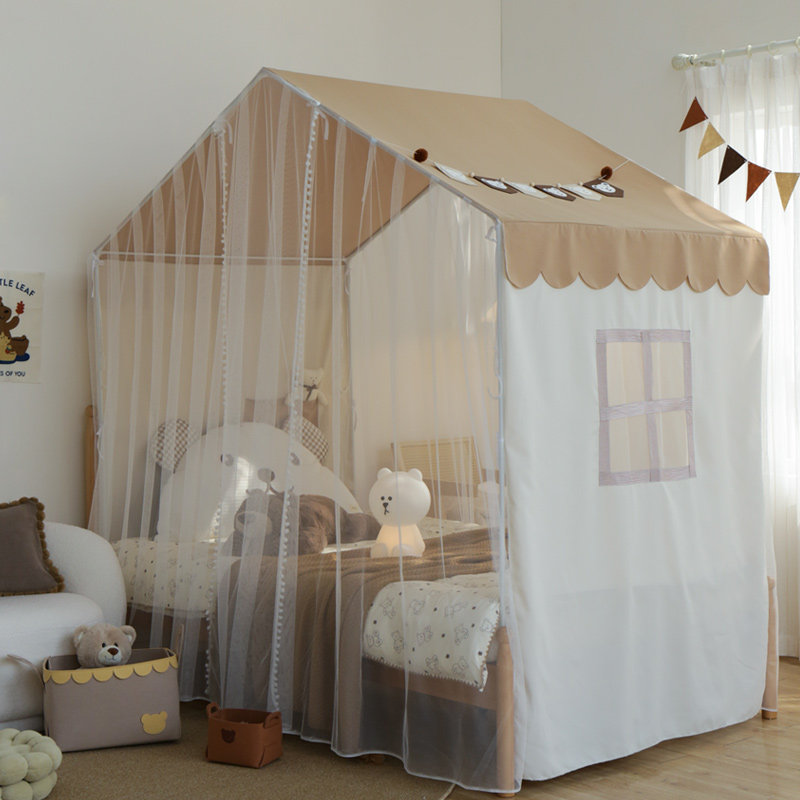 新款儿童床上帐篷蚊帐 小男孩女孩分床睡神器 家用卧室榻榻米蚊帐,淘宝优惠券,粉丝福利购,淘宝优惠卷