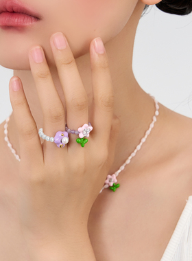 MARSEVEN花花草草戒指