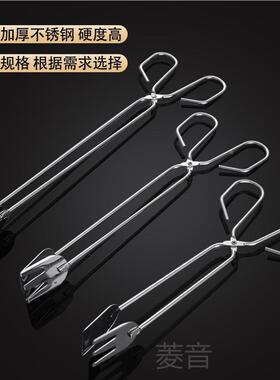 食品油炸夹子油饼钳子碳夹早餐店专用油条夹多功能不锈钢烧烤夹