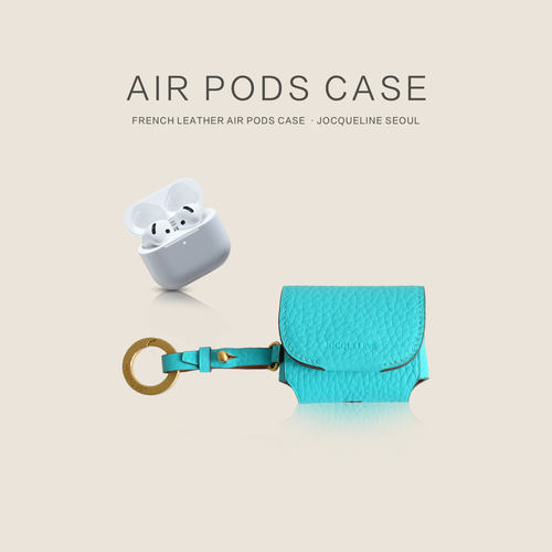 JOCQUELINE 法国进口皮革 全手工 耳机包Air Pods pro/pro3 - 图3
