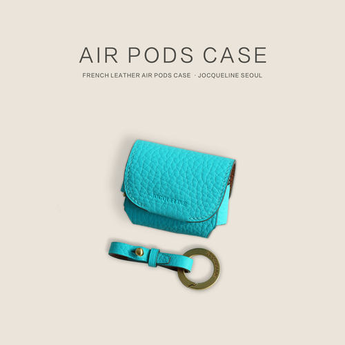 JOCQUELINE 法国进口皮革 全手工 耳机包Air Pods pro/pro3 - 图0