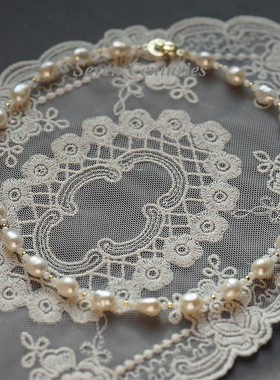 异形花式珍珠项链少女珠珠颈链