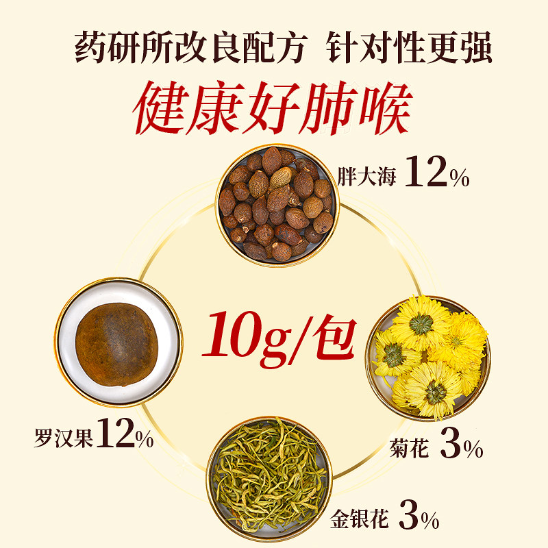 胖大海罗汉果茶 华世丹养生茶