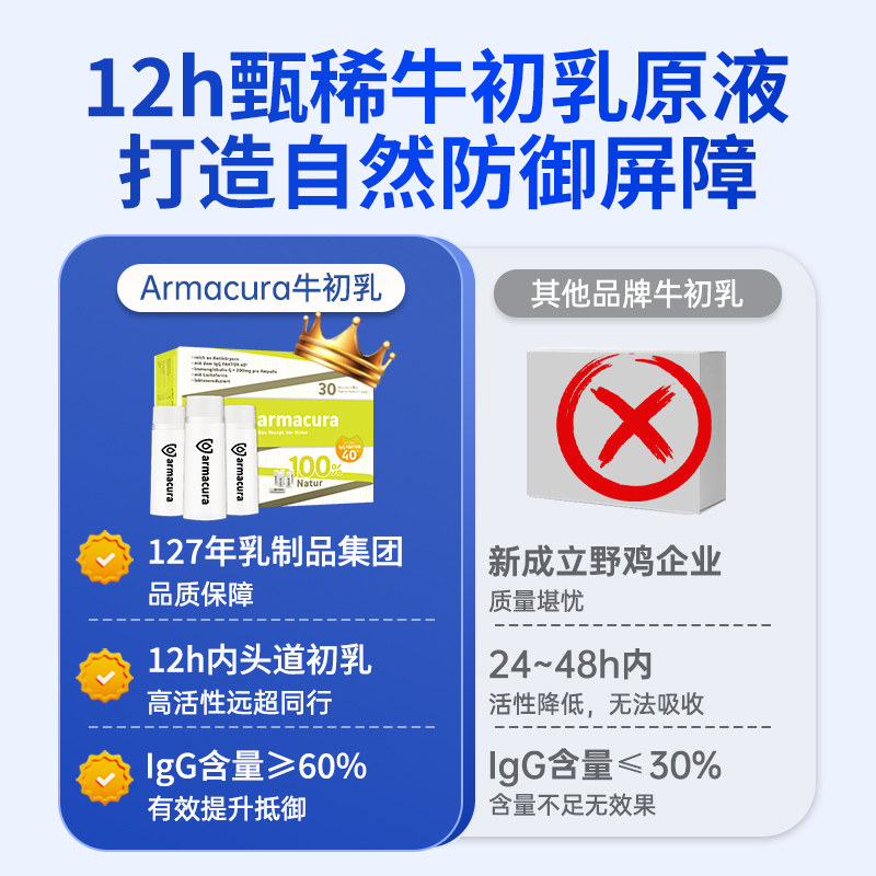  Armacura海外牛初乳