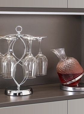 城岸沐语轻奢高档红酒杯架摆件