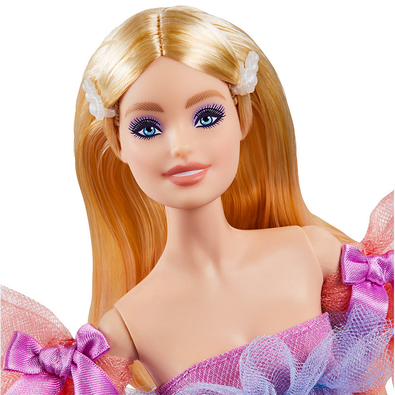 barbie生日祝福珍藏款女孩公主娃娃 心语星娃娃/配件