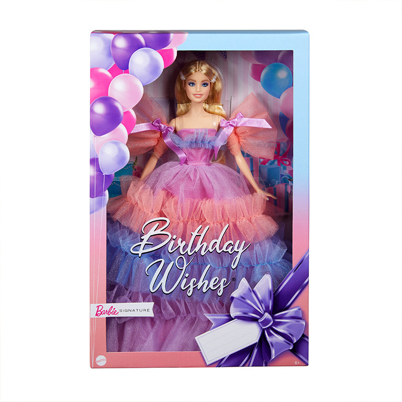 barbie生日祝福珍藏款女孩公主娃娃 心语星娃娃/配件