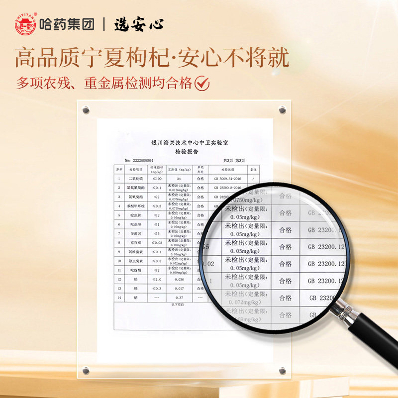 哈药宁夏大颗粒258g非特级枸杞子 世一堂枸杞
