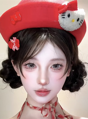 日系亚文化原宿风凯蒂猫小圆帽