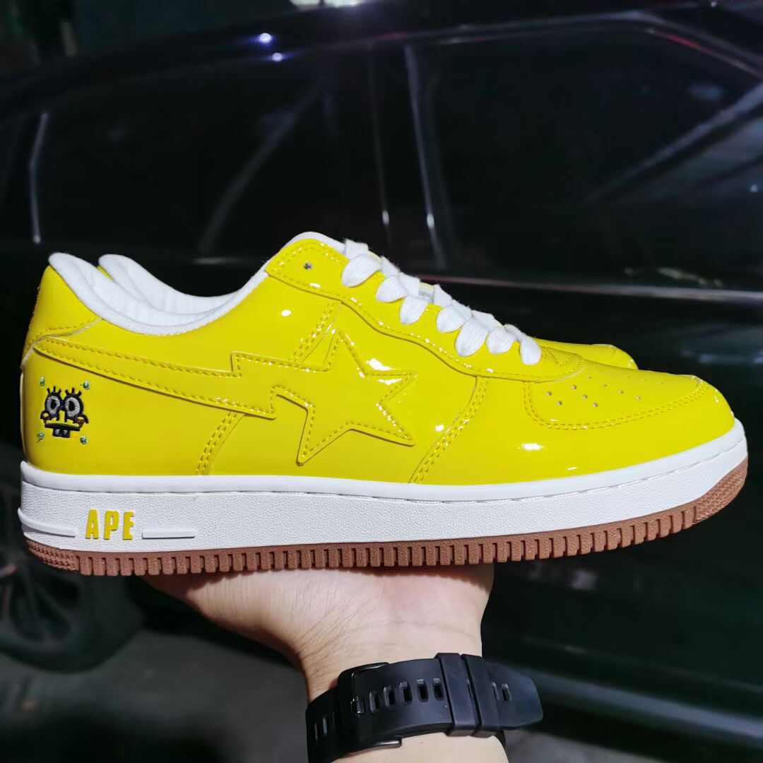 bape spongebob shoes