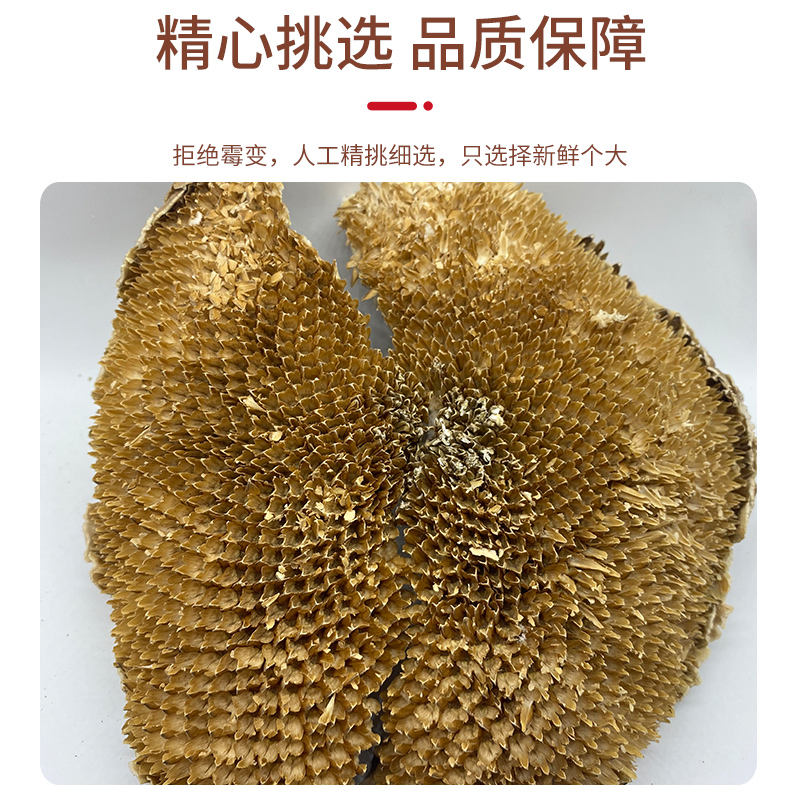 葵花盘中药材500g正品葵花饮向日葵干盘托花痛降茶风尿干酸盐碱地 - 图0