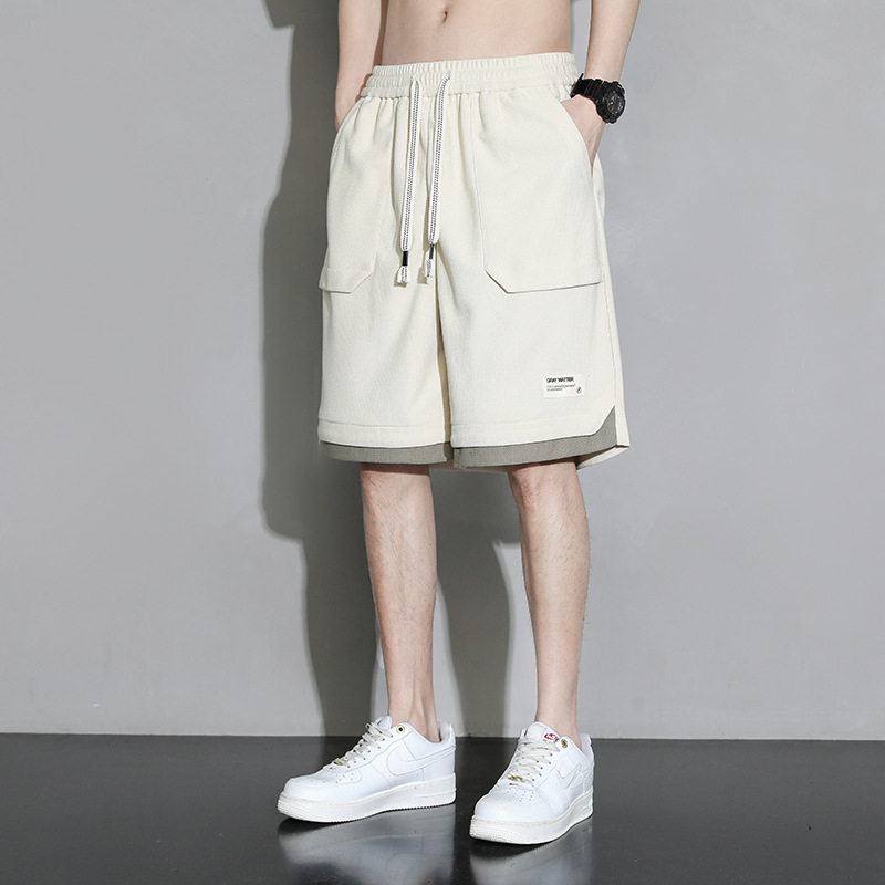 短裤男潮牌夏季薄款宽松运动中裤胖子加肥加大男生直筒五分裤舒适,淘宝优惠券,粉丝福利购,淘宝优惠卷