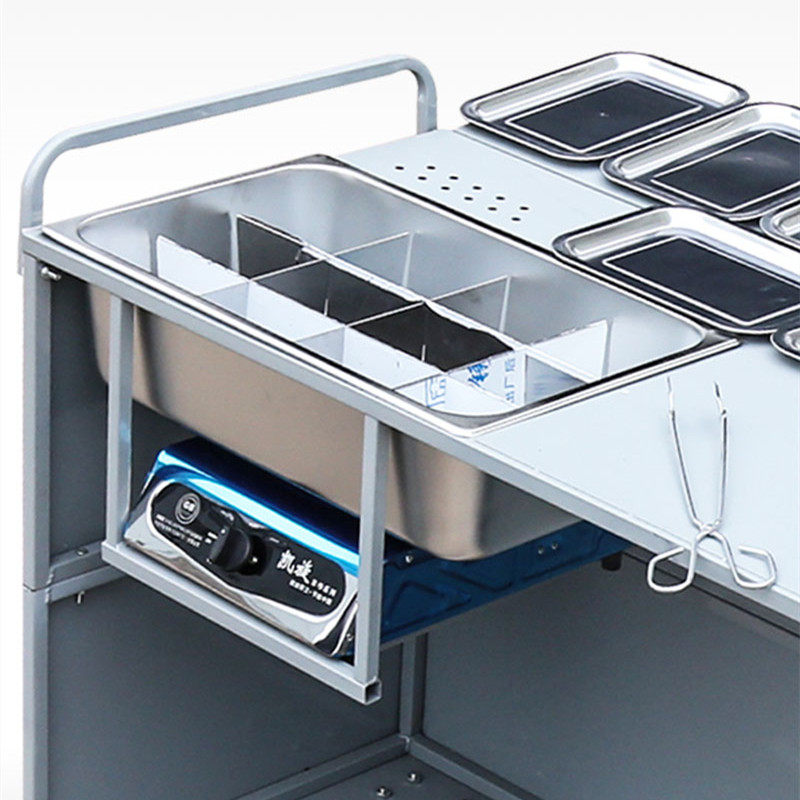 烤贝贝商用摆摊煤气油炸烧烤铁锅关东煮麻辣烫地毯移动小吃车推车,淘宝优惠券,粉丝福利购,淘宝优惠卷