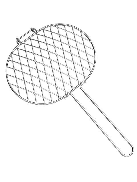 Stainless steel rack round utensils large barbecue net