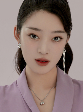 直营glamever方形枕头项链女