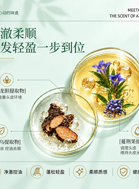 寻遇高定香氛洗发水控油去屑深层清洁女柔顺发丝持久留香洗发露