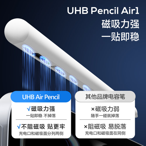 uhb 电容笔平板触屏笔ipad笔pro7适用苹果pencilair6air7ai8触控笔ipadpencil手写笔Air1一代二代2026S8 - 图2