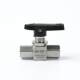 SUS316L stainless steel 3000PSI internal thread high-pressure straight-through instrument ball valve NPT1/4 3/8 1/2 3/4