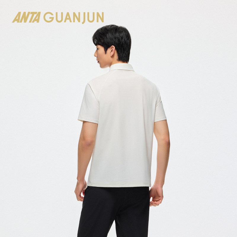 安踏冠军全天候系列冰肤短袖POLO衫男士夏季新款商务T恤152520145,淘宝优惠券,粉丝福利购,淘宝优惠卷