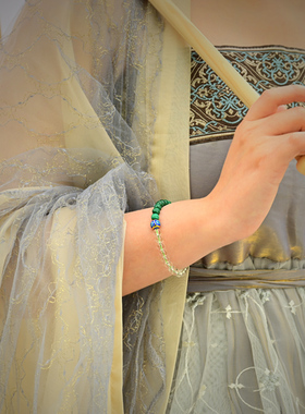 唐景轩女绿幽灵复古宫廷聚宝盆