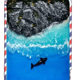 Peninsula tin box diy tin box mountain and sea small ornaments