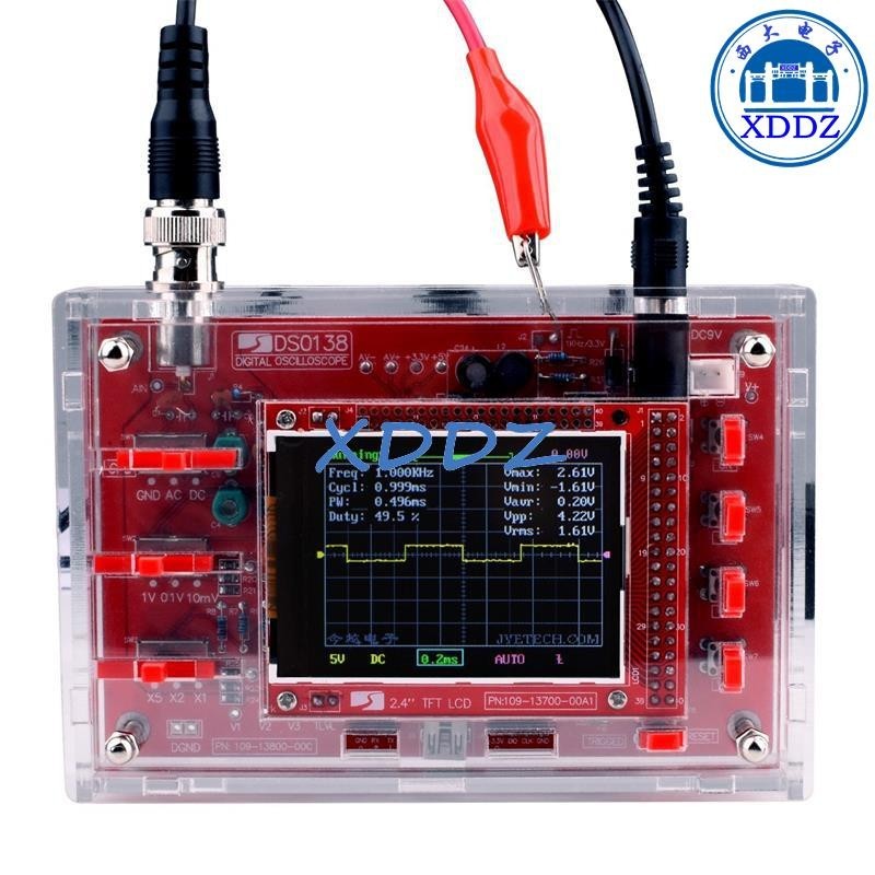 DSO138示波器制作套件,电子学习套件,手持数字示波器 包邮 - 图0