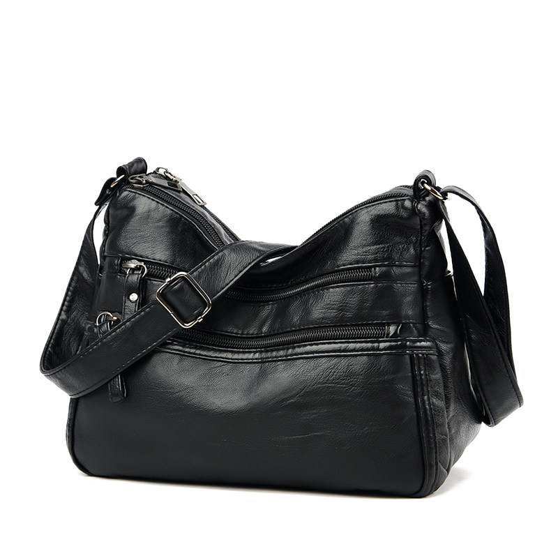 潮牌韩版女包斜挎包包女新款软皮单肩包女百搭时尚中年女包妈妈包,淘宝优惠券,粉丝福利购,淘宝优惠卷