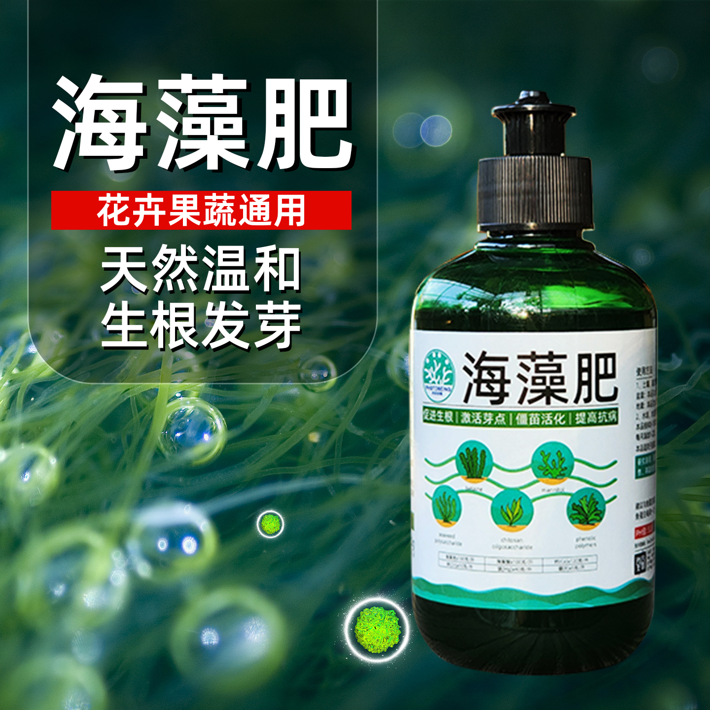 海藻肥花肥有机肥海藻酸蓝莓多肉通用肥料海藻精活力素植物营养液,淘宝优惠券,粉丝福利购,淘宝优惠卷