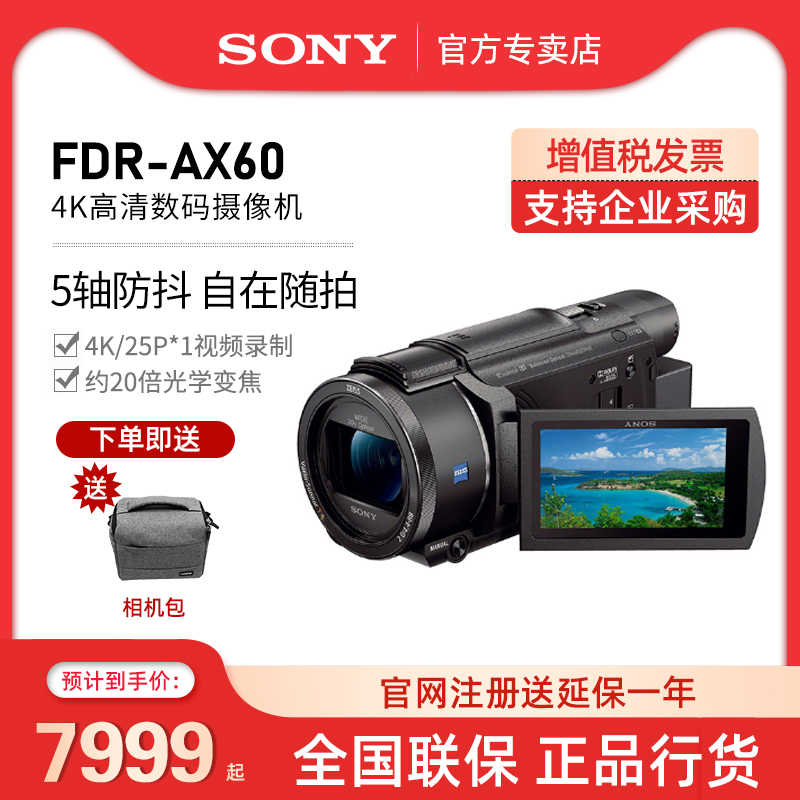 39％割引グレイ系低価格で大人気の 【新品★今だけ値下中★オマケ付き】 SONY FDR-AX60 4Kビデオカメラ ビデオカメラ カメラ