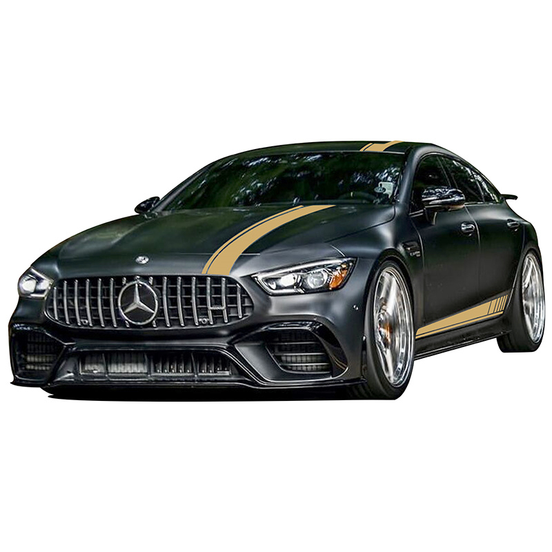 适用于奔驰AMG GT53车贴GT50 GT63S改装车身机盖侧裙装饰拉花贴纸-图3