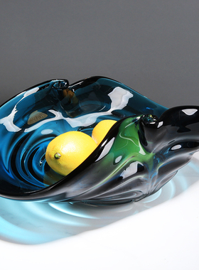 加厚客厅桌面轻奢收纳干果盘