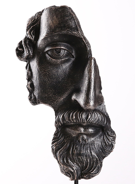 美式创意树脂艺术桌面摆件雕像