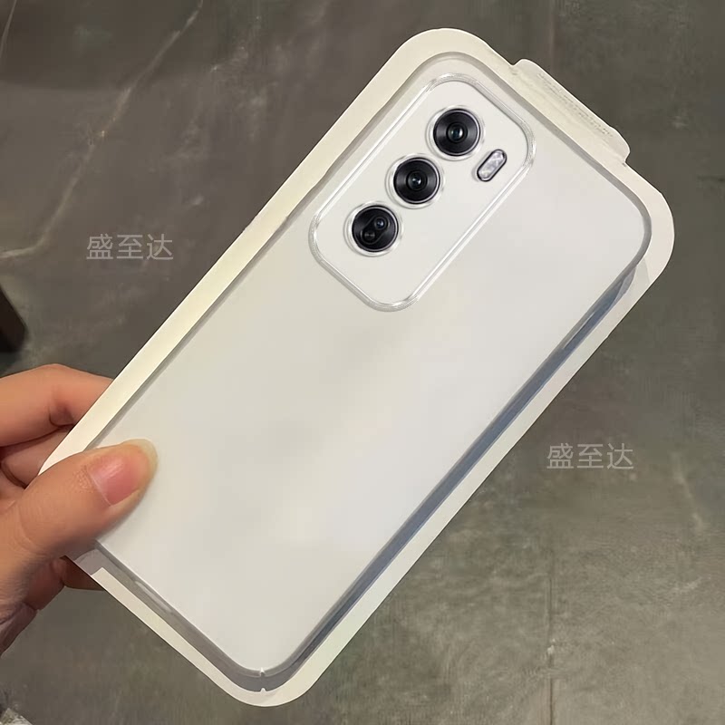 Ice fog magnetic suction suitable for oppoReno12 mobile phone case new oppo5G transparent frosted Rone protective cover PJV110 all-inclusive anti-fall opopreno male por female opp0pp0125G ultra-thin