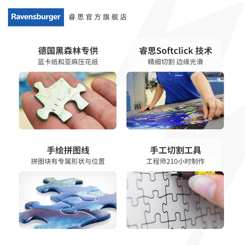 【宝可梦系列】睿思Ravensburger异形皮卡丘拼图益智玩具新年礼物