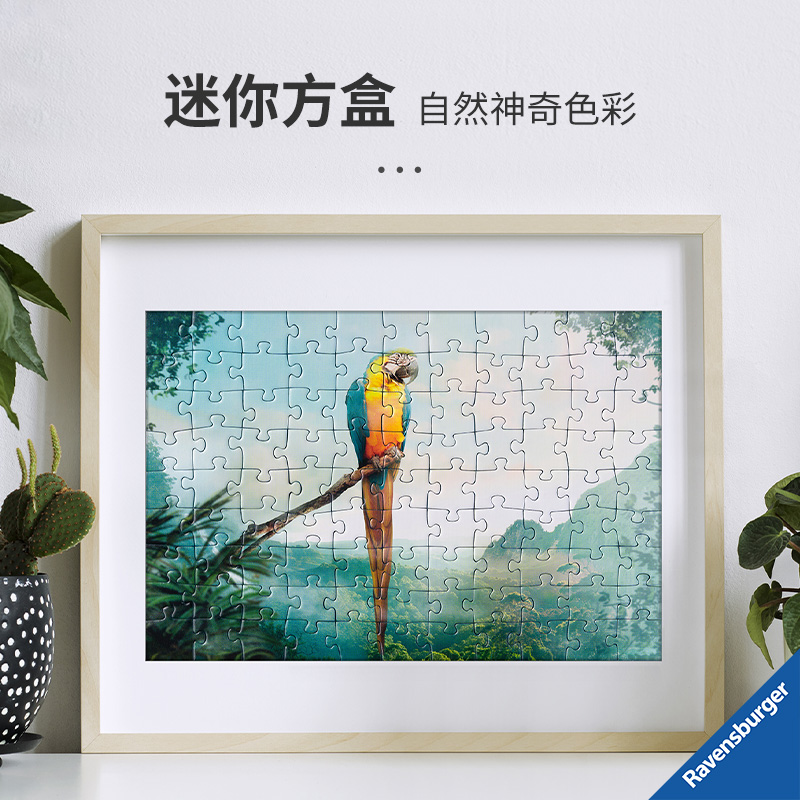 睿思Ravensburger德国99片方盒入门级解压拼图玩具新年礼物