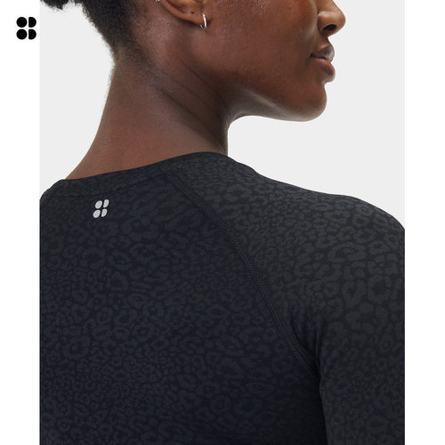 Sweaty Betty Athlete Seamless无缝训练长袖T恤26新品SB10117J - 图3