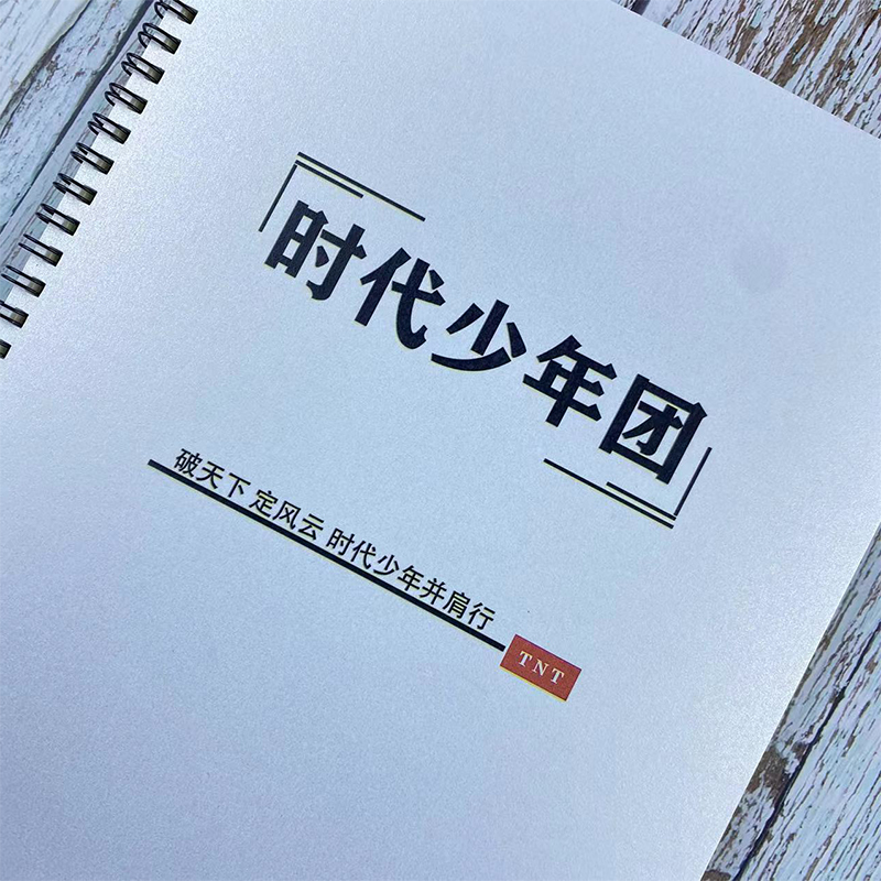 TNT时代少年团周边歌词本奶酪体情书翩翩体女生钢笔临摹本练字帖_虎窝淘