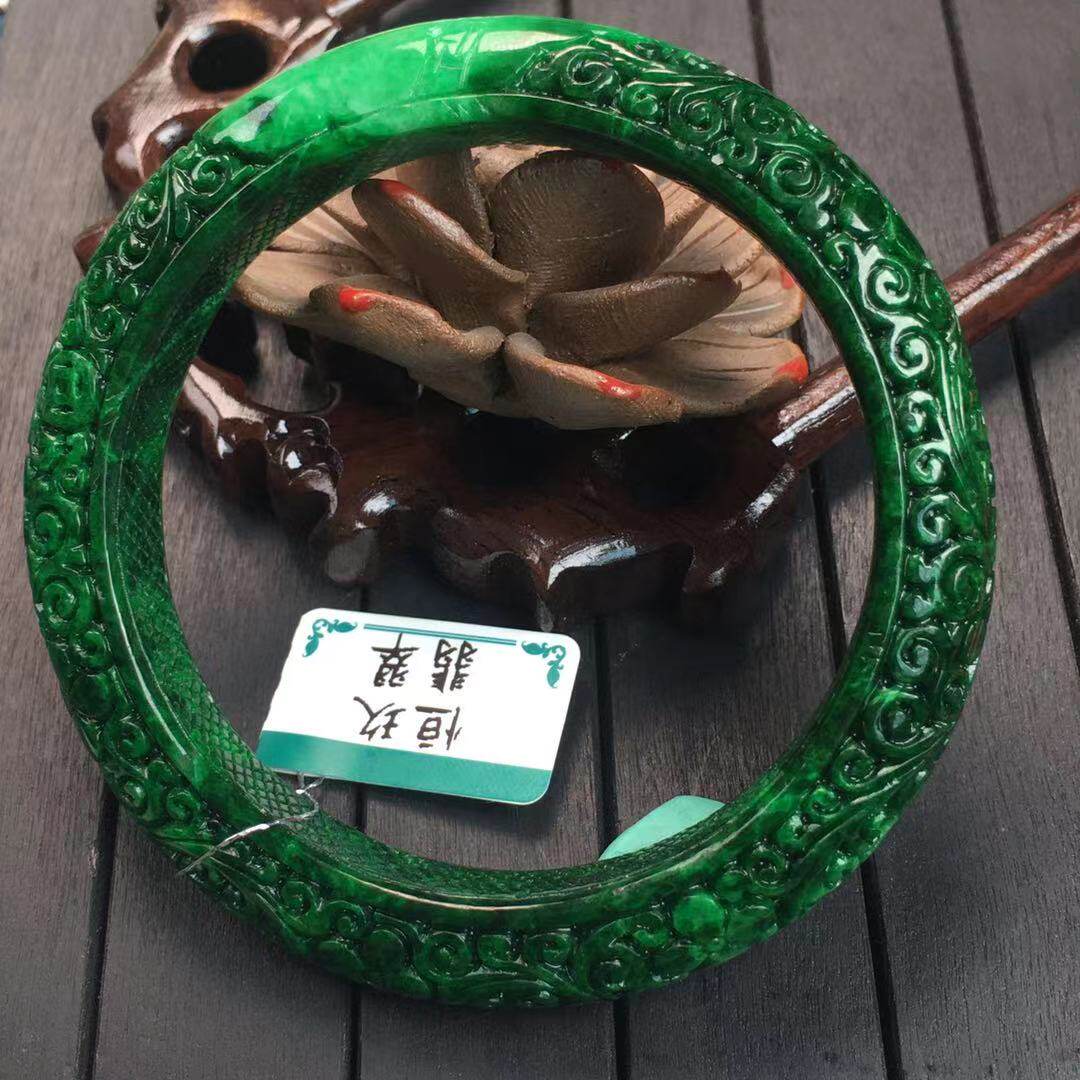 花青手镯翡翠 新人首单立减十元 21年8月 淘宝海外