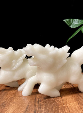 天然麒麟摆件招财摆放
