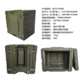 Best Shield 8U simple rack box audio and video equipment mobile cabinet protective box rotomolded flight box outdoor suitable
