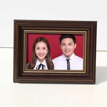 i Painted Mounting Phase Dress Group Certificate Photo Frame photo frame m inch piece photo frame decoration frame Wedding Photos Wall Brief g7 Pendulum New