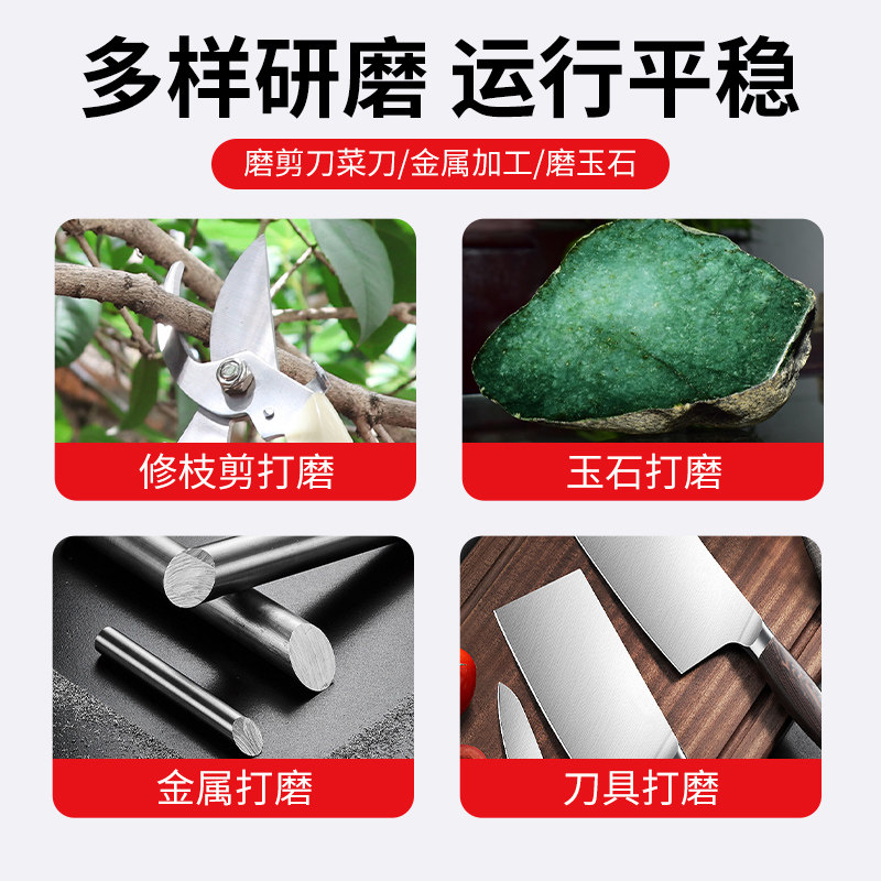 大白鲨砂轮片白刚玉150平行绿碳化硅台磨机陶瓷钨钢沙轮机磨刀石 - 图3